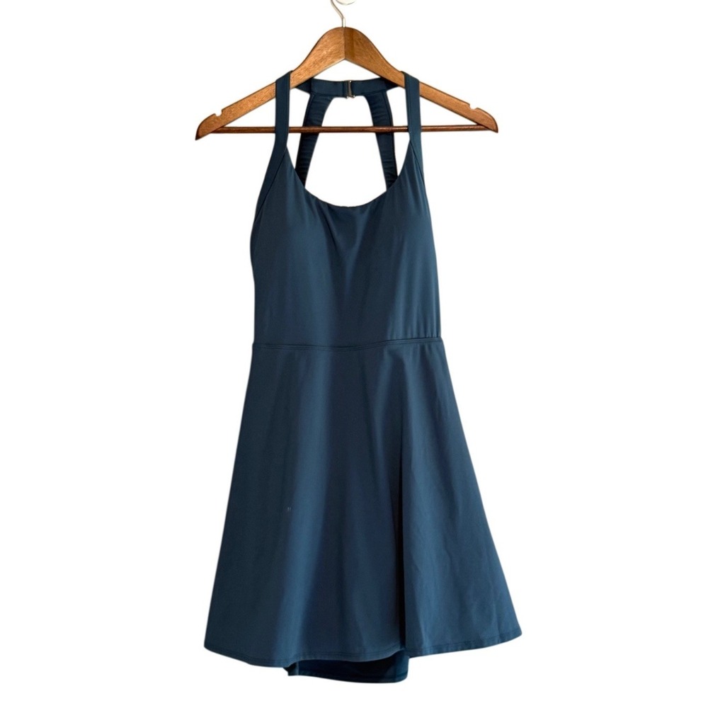 HALARA Active Dress SoftlyZero Stretch Backless Dance Soft Built In Shorts Large